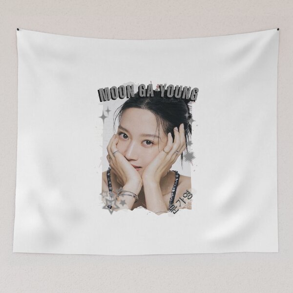 Item preview, Moon Ga-young — 문가영 Korean Actress K-Drama Korea Entertainment Collage Digital Art Portrait designed and sold by AJUNICE STUDIO.