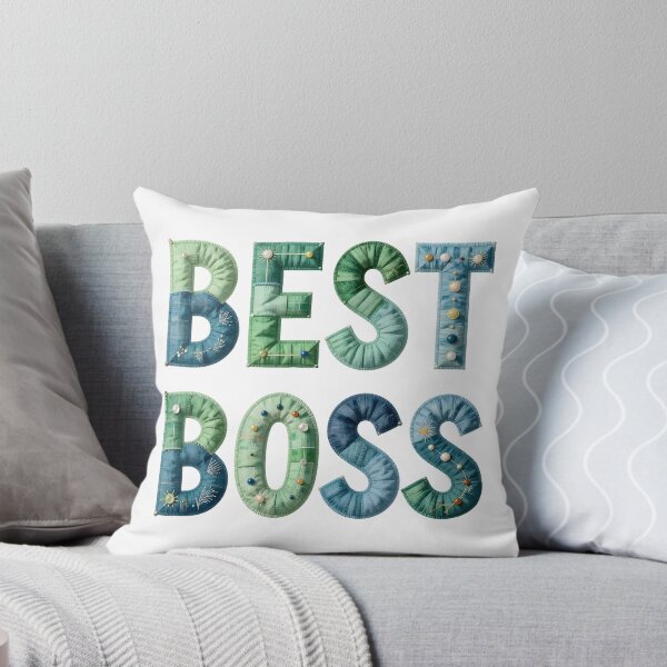 Item preview, BEST BOSS - IN FAUX LETTERING designed and sold by AlexOBrienArt.