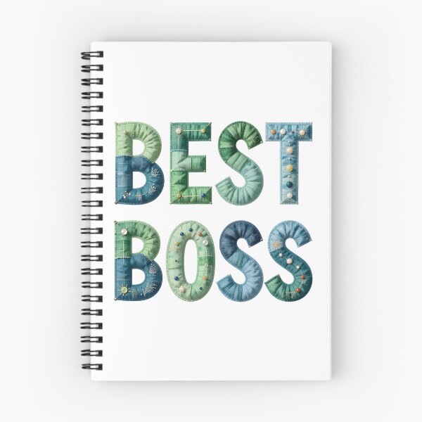 Item preview, BEST BOSS - IN FAUX LETTERING designed and sold by AlexOBrienArt.