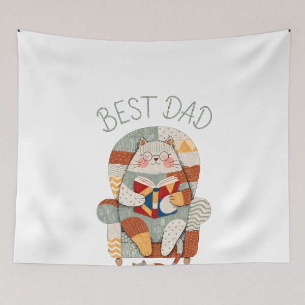 Item preview,  Best Dad Cat designed and sold by Stellar Geometry.