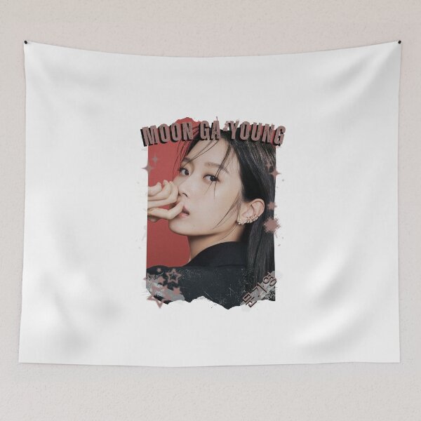 Item preview, Moon Ga-young — 문가영 Korean Actress K-Drama Korea Entertainment Collage Digital Art Portrait designed and sold by AJUNICE STUDIO.