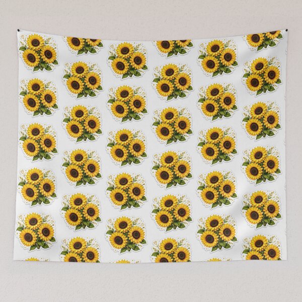 Item preview, Sunflower Aesthetic Sticker – Bright Floral Nature Design designed and sold by Ishratparween11.