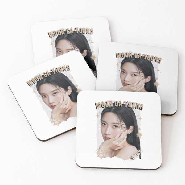 Item preview, Moon Ga-young — 문가영 Korean Actress K-Drama Korea Entertainment Collage Digital Art Portrait designed and sold by AJUNICE STUDIO.