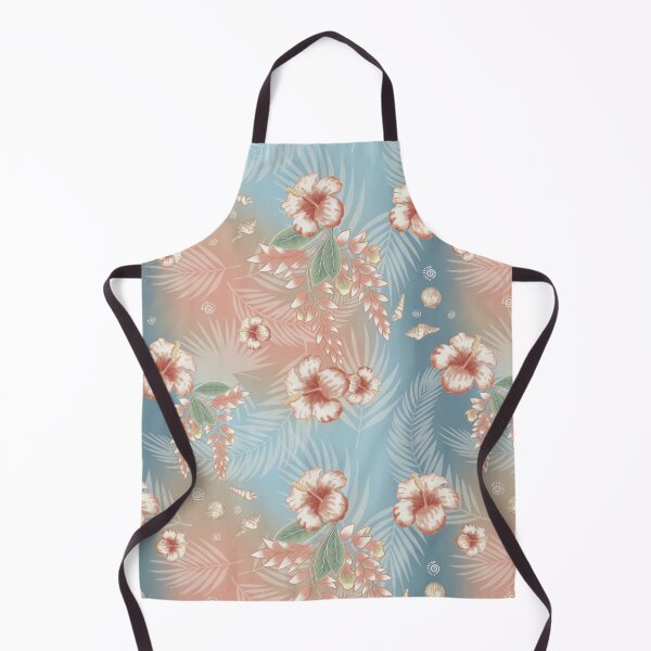 Item preview, Hibiscus and Shells: Faded Resort Sweetness designed and sold by Nekogobido.