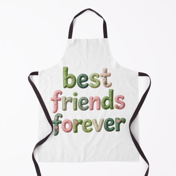 Item preview, BEST FRIENDS FOREVER - IN PINK AND GREEN designed and sold by AlexOBrienArt.