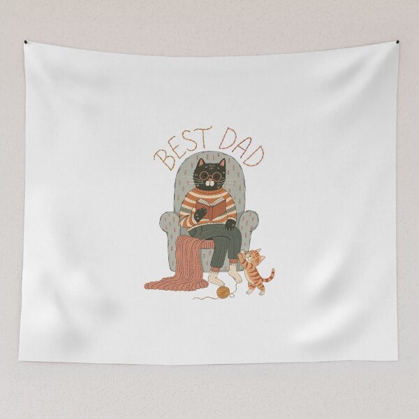 Item preview,  Best Dad Cat designed and sold by Stellar Geometry.