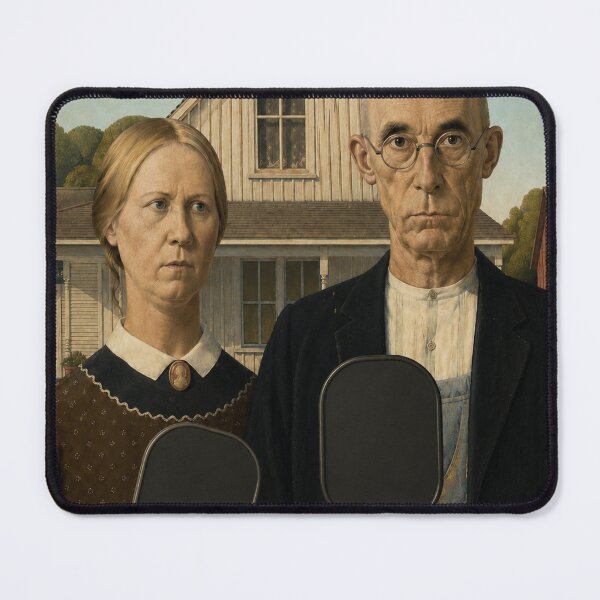 Item preview, American Gothic Pickleball designed and sold by Pickleball Globe.
