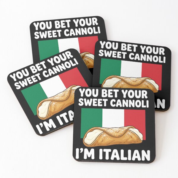 Item preview, You Bet Your Sweet Cannoli I'm Italian Funny Pride designed and sold by CutOutIdols.