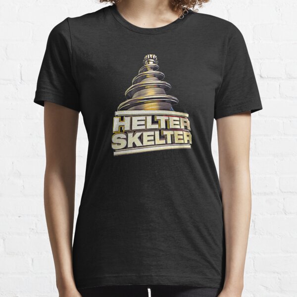 Helter Skelter Old Skool Raver Hardcore Techno DnB Masks T-Shirts and Hoodies Essential T-Shirt
