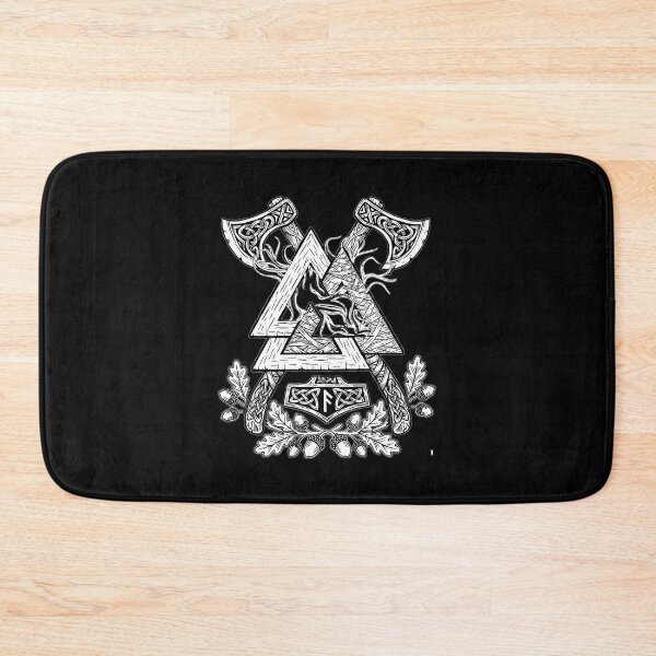 Item preview, BIRD Original - Viking Valknut Axes Protection designed and sold by shopBird.