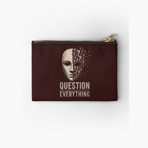 Item preview, Question Everything Mask Truth Statement Free Thinking Design designed and sold by Meandmyshop.