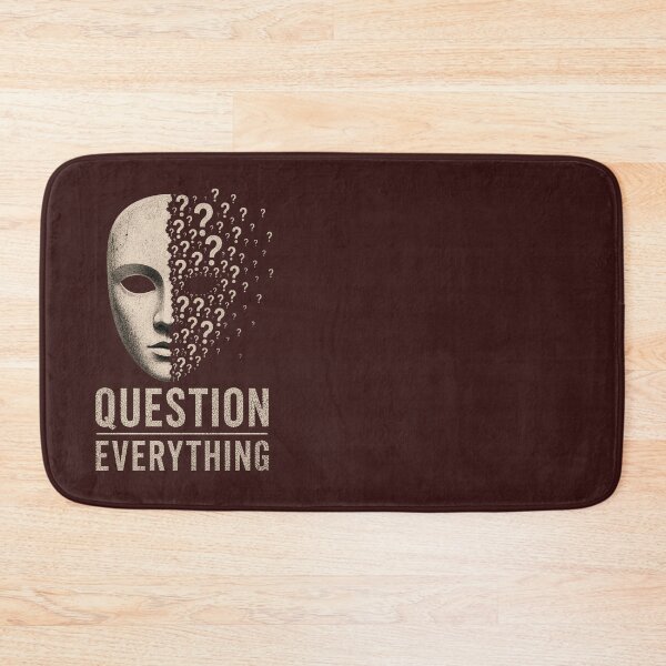 Item preview, Question Everything Mask Truth Statement Free Thinking Design designed and sold by Meandmyshop.