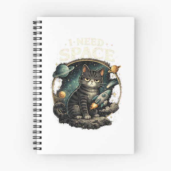 Item preview, Funny Grumpy Cat I Need Space - Astronaut Kitty in Galaxy designed and sold by veloramode.