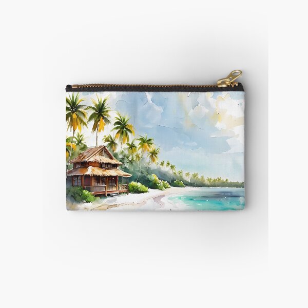 Item preview, NEXT HOLIDAY - Tropical Beach Resort Art designed and sold by Modern Nest Art.