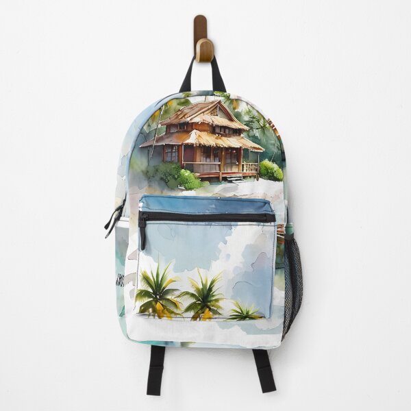 Item preview, NEXT HOLIDAY - Tropical Beach Resort Art designed and sold by Modern Nest Art.