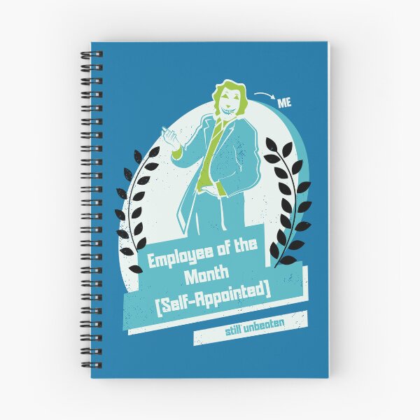 Item preview, Employee of the month (self appointed) [blue version] designed and sold by beboplab.