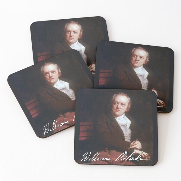 Item preview, William Blake Portrait Art Print | Vintage Literary and Romantic Era Painting designed and sold by Grand Illusions.