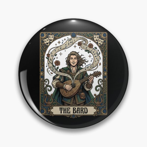 Item preview, The Bard Tarot Card RPG Tabletop Fantasy designed and sold by Fenay Designs.