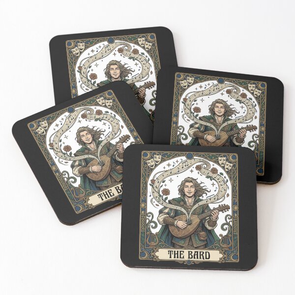 Item preview, The Bard Tarot Card RPG Tabletop Fantasy designed and sold by Fenay Designs.