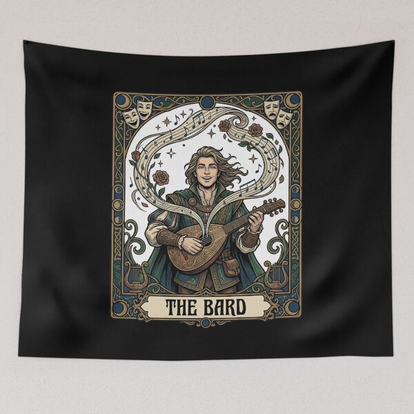 Item preview, The Bard Tarot Card RPG Tabletop Fantasy designed and sold by Fenay Designs.