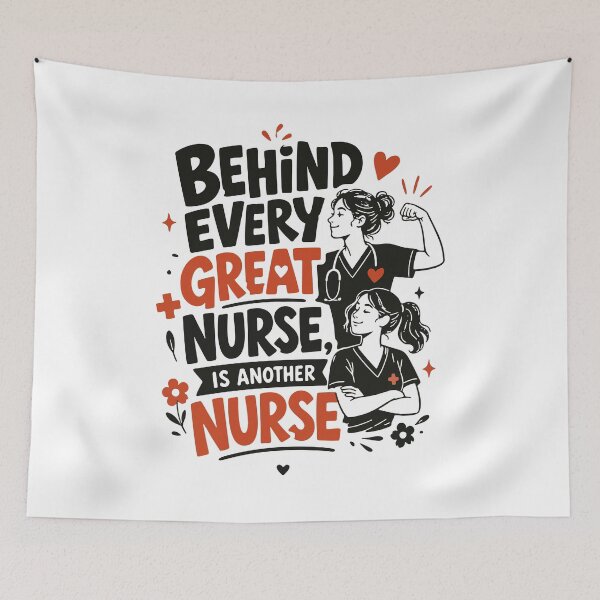 Item preview, Behind Every Great Nurse Is Another Nurse — Nurse Mentor Gift | Nurses Week 2026 RN Shirt designed and sold by KiwyStudio.