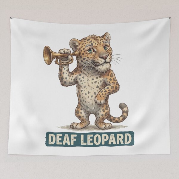 Item preview, Deaf Leopard  designed and sold by davercomerch.