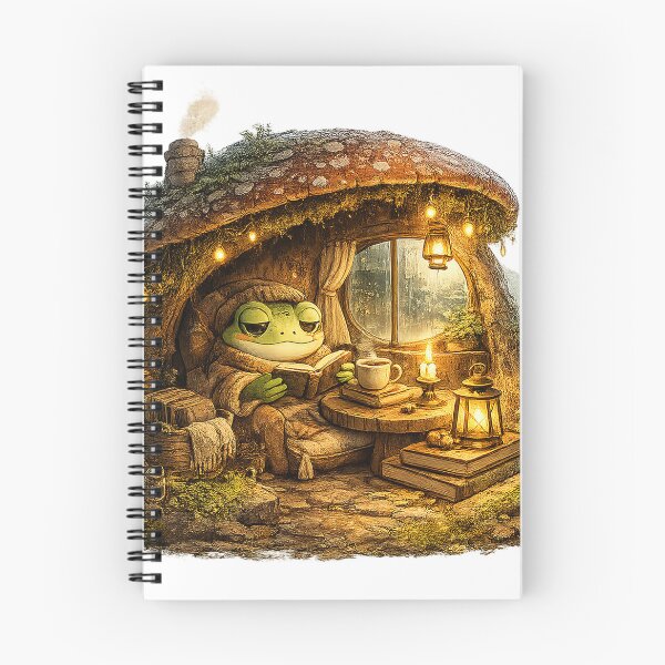 Item preview, Magic Frog Reading Spells | Enchanted Forest Aesthetic designed and sold by CustomizingGift.