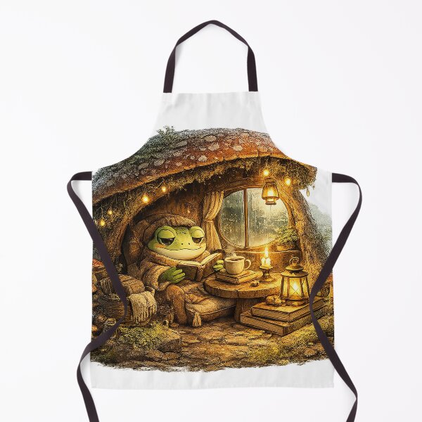 Item preview, Magic Frog Reading Spells | Enchanted Forest Aesthetic designed and sold by CustomizingGift.