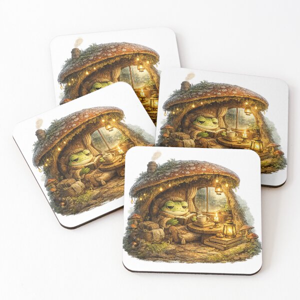 Item preview, Magic Frog Reading Spells | Enchanted Forest Aesthetic designed and sold by CustomizingGift.