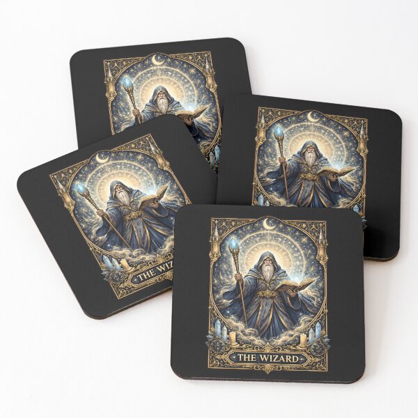Item preview, The Wizard Tarot Card RPG Tabletop Fantasy designed and sold by Fenay Designs.