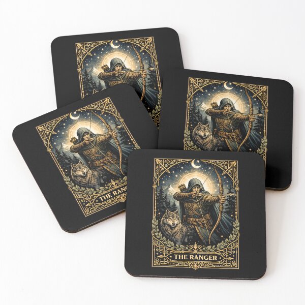 Item preview, The Ranger Tarot Card RPG Tabletop Fantasy designed and sold by Fenay Designs.