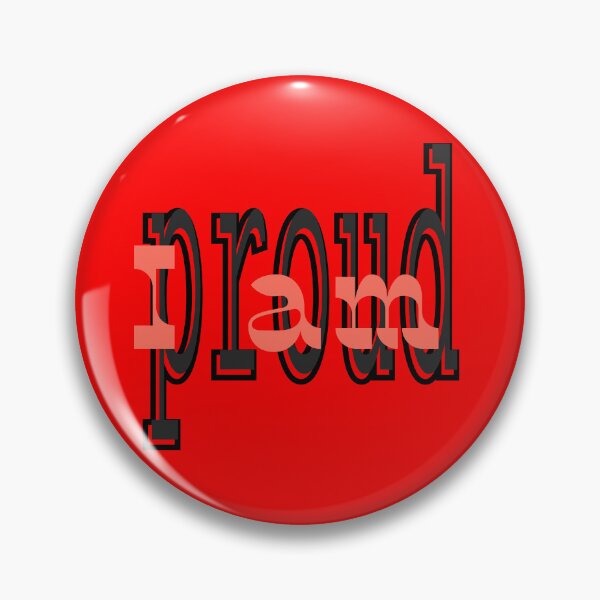 Item preview, I Am Proud - Layered Typography Self-Affirmation Design designed and sold by Ihor Ivanov.