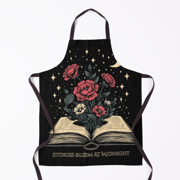 Artikelvorschau, Geschichten erblühen um Mitternacht – Florales Buchdesign der Dark Academia entworfen und verkauft von PrintologyAura.