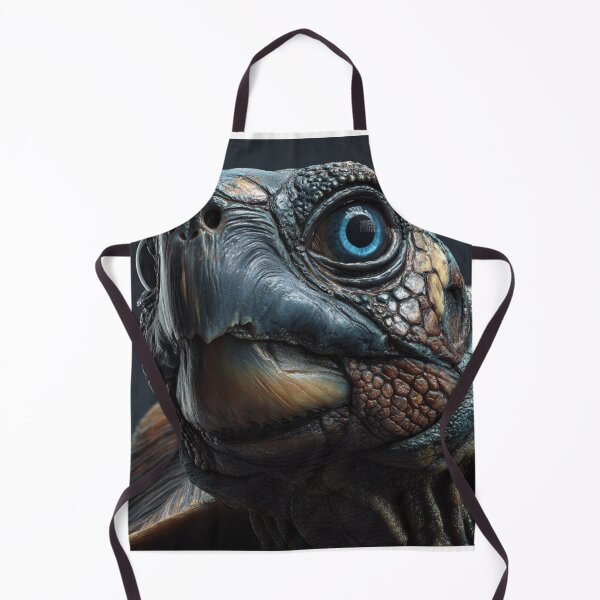 Item preview, Hyper-Realistic Blue-Eyed Tortoise Portrait | Majestic Reptile Detail designed and sold by illeN-Art-World.
