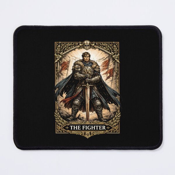 Item preview, The Fighter Tarot Card RPG Tabletop Fantasy designed and sold by Fenay Designs.
