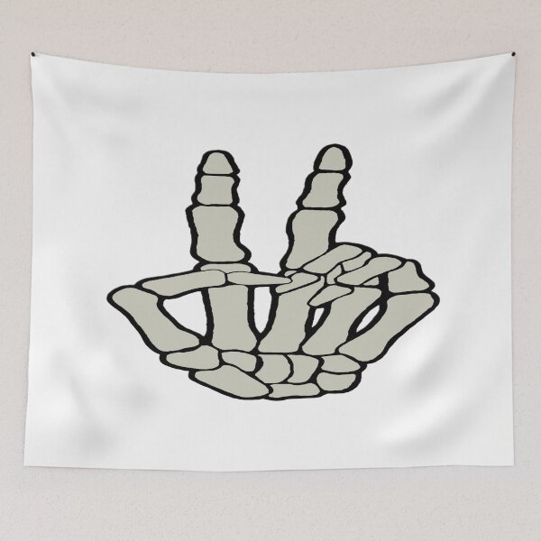 Item preview, Peace Sign Skeleton Hand designed and sold by Stocker31.