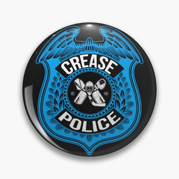 Item preview, Crease Police Hockey Goalie Badge Shirt | Butterfly Mafia designed and sold by ButterflyMafia.
