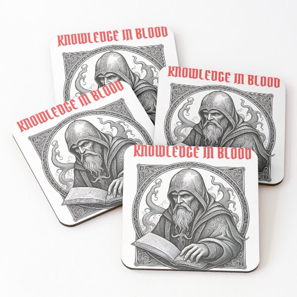 Item preview, Knowledge in Blood Dark Necromancer Etching designed and sold by DarkOriginArts.
