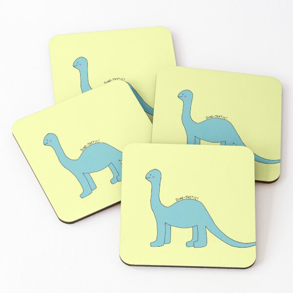 Item preview, Dino-tastic! Encouraging Dinosaur Pun - Yellow designed and sold by Sarah's Creations.