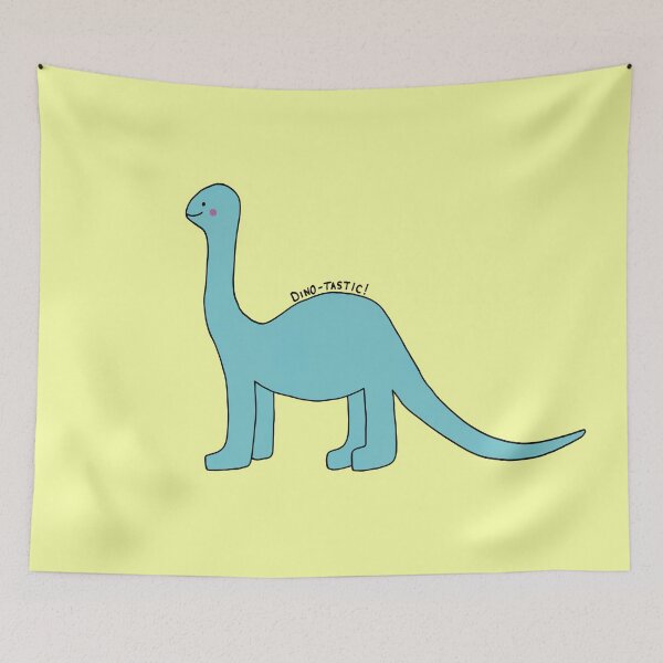 Item preview, Dino-tastic! Encouraging Dinosaur Pun - Yellow designed and sold by Sarah's Creations.