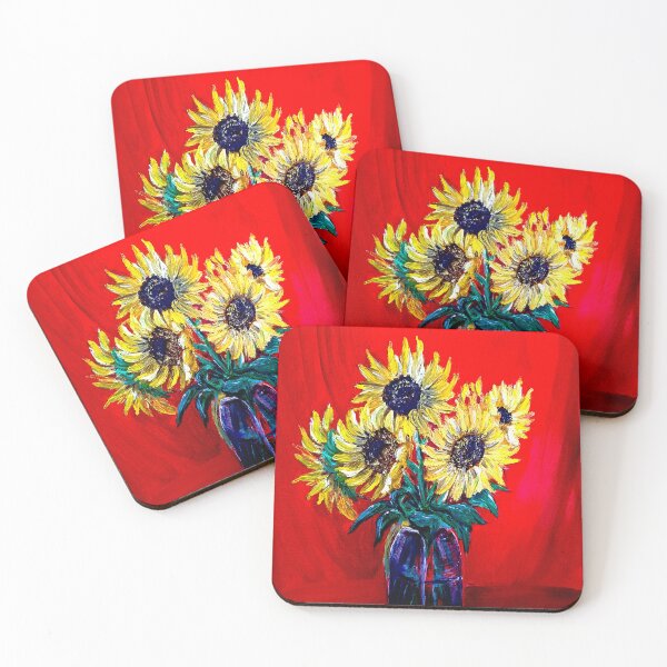 Item preview, Artistic Sunflower Mother's Day Gift - Vibrant Oil Painting Style Floral Decor for Mom designed and sold by illeN-Art-World.