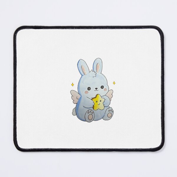 Item preview, blue angel bunny with a star designed and sold by Artful Things.