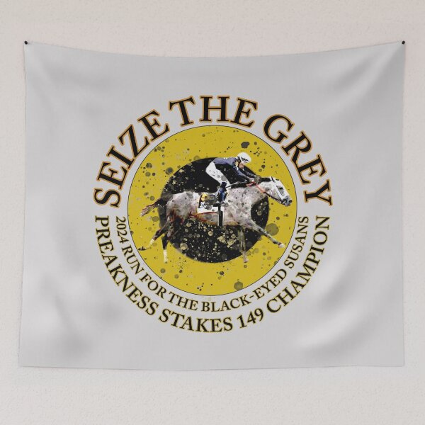 Aperçu de l'œuvre Champion Preakness 2024 - Seize the Grey créée et vendue par Ginny Luttrell.