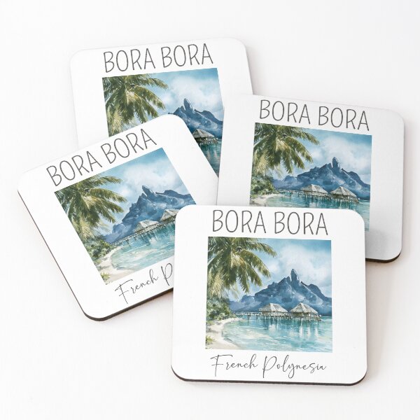 Item preview, A Watercolor Design of Bora Bora - French Polynesia designed and sold by Sketch-Shack.