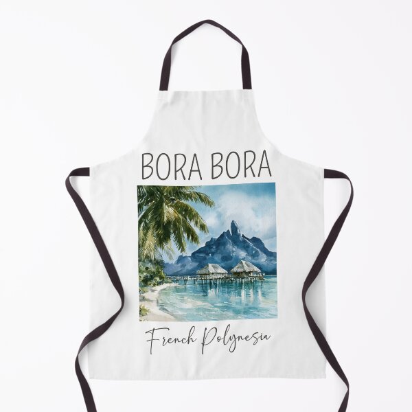 Item preview, A Watercolor Design of Bora Bora - French Polynesia designed and sold by Sketch-Shack.