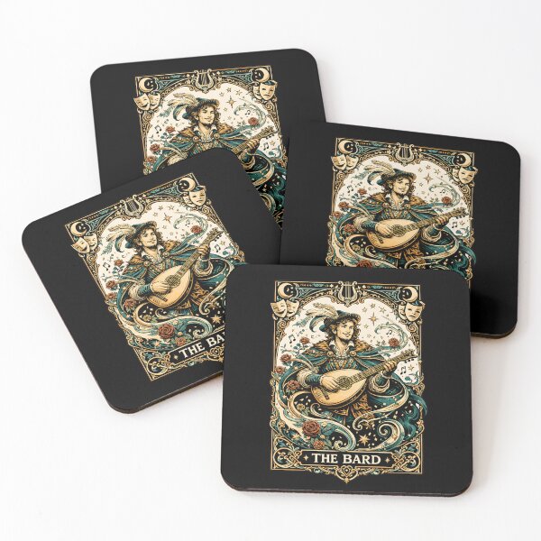 Item preview, The Bard Tarot Card RPG Tabletop Fantasy designed and sold by Fenay Designs.