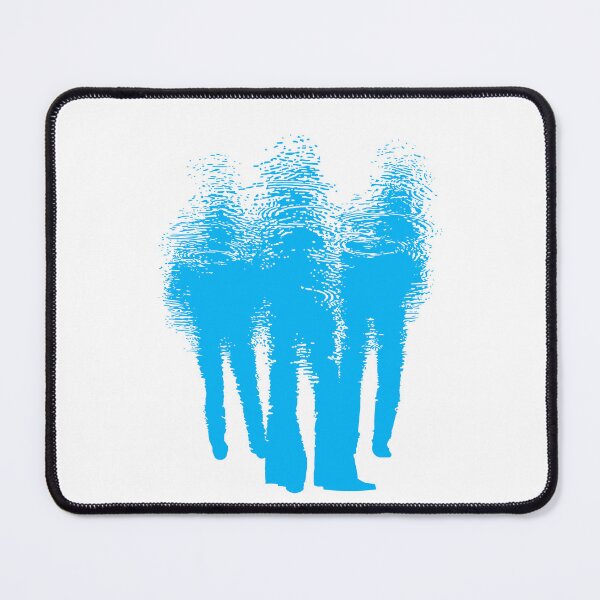 Item preview, TRIO. PUDDLE ART GRAPHIC. BLUE. designed and sold by 5hertz.