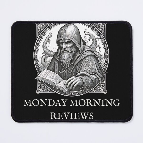 Item preview, Monday Morning Reviews Funny Dark Scholar Etching designed and sold by DarkOriginArts.