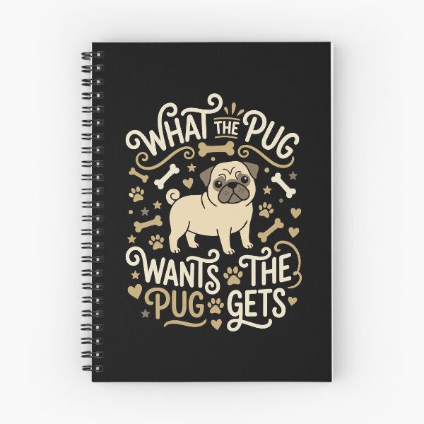 Item preview, What The Pug Wants The Pug Gets Funny Dog designed and sold by AntiqueImages.