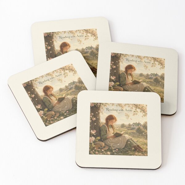 Item preview, Reading with Anne – Sunlit Orchard Book Scene – Summer Reading Aesthetic designed and sold by Novel Works Studio.